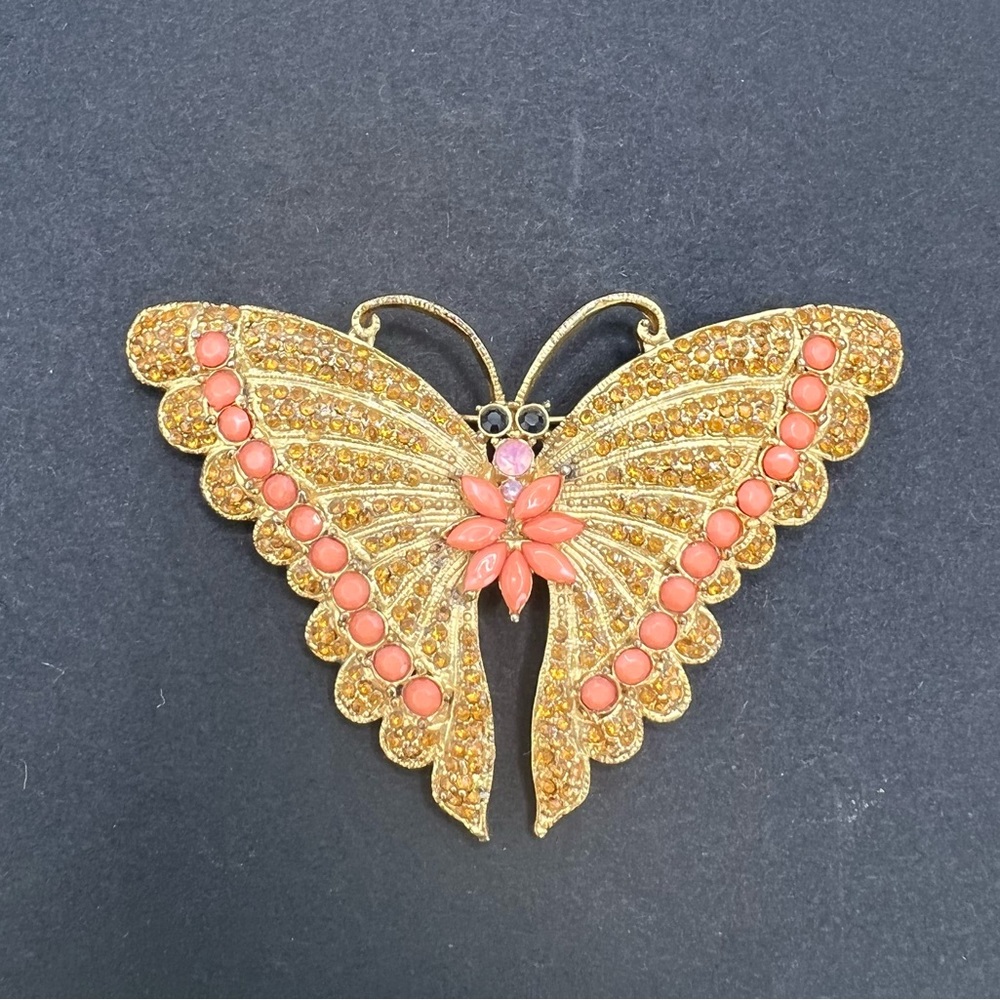 Vintage butterfly brooch